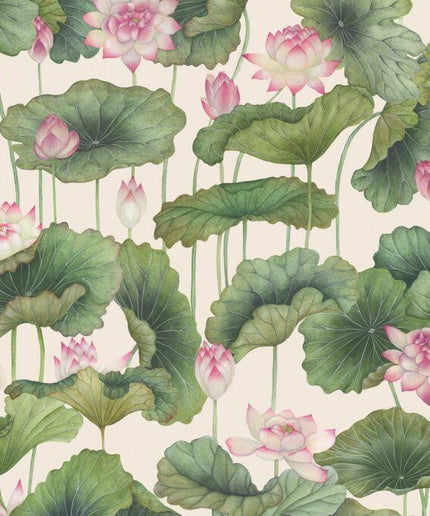 126-9031 Cole & Son Shinrin Yoku Lily Lotus Pink & White