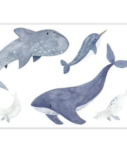 200896505 Casadeco Once Upon A Time 2 Sea Life Spray Up - Dit behang is zacht en rustgevend
