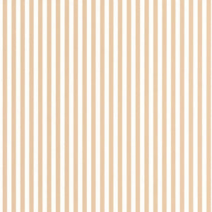 29882343 Casadeco Once Upon A Time 2 My Little World Rayure - Dit behang is uitgevoerd in een subtiele combinatie van warm beige en zacht terra met een helder wit als achtergrond.