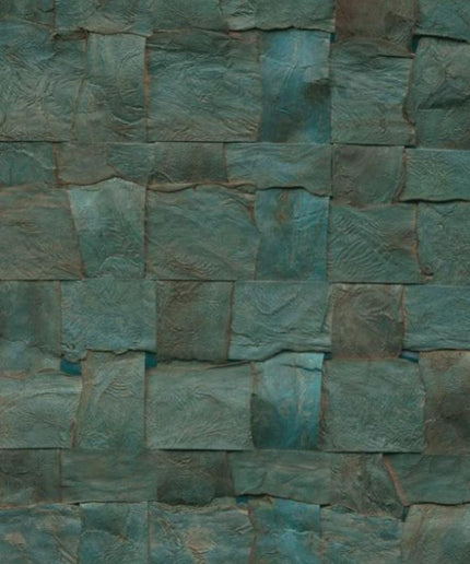 40704 Arte Melaky Alba - Dit behang is een rijke combinatie van diepe turquoise