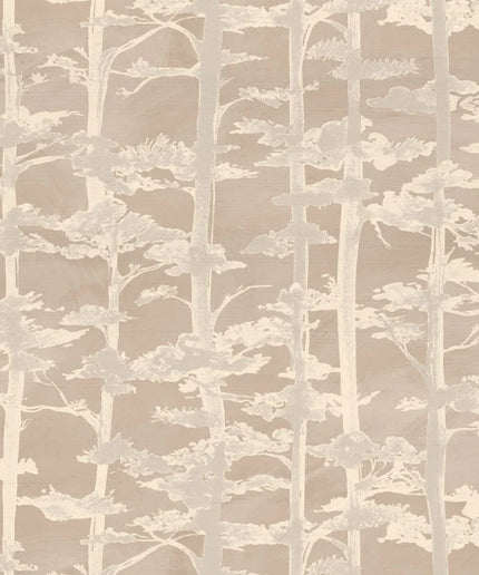 70040508 Casamance Legendes Ame - Dit behang is subtiel uitgevoerd in zachte beige en crèmekleurige tinten op een warme