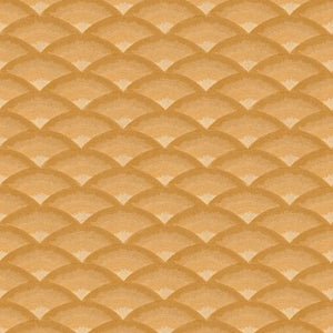 70091222 Casamance Legendes Nami - Dit behang is uitgevoerd in warme oranje- en terracottatinten met subtiele beige accenten