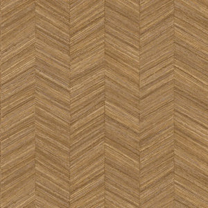 75372752 Casamance Nature Sur Mesure Ocotea - Dit behang is opgebouwd uit warme tinten kastanjebruin en beige