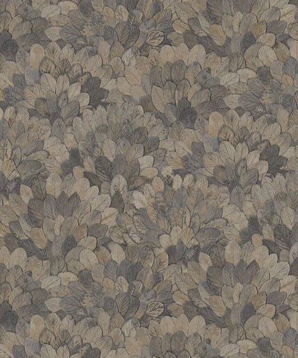 76841528 Casamance Modernismo Feijoa - Dit behang is een subtiele mix van grijstinten en warme bruintinten