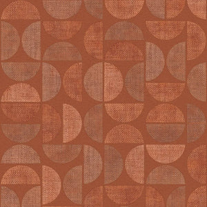 76881222 Casamance Nature Sur Mesure Dualis - Dit behang is opgebouwd uit warme tinten van rood