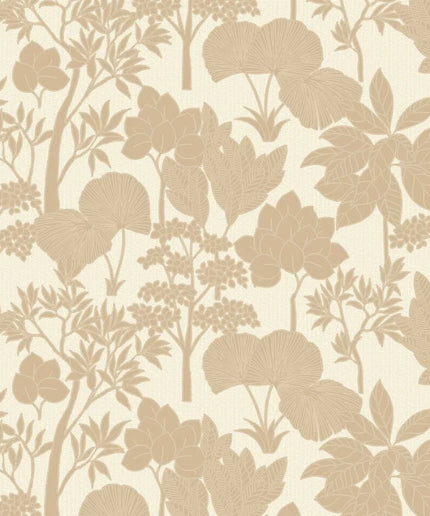 76900406 Casamance Tressora Inara - Dit behang is een subtiele combinatie van zacht wit en warme beige tinten