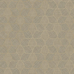 76943568 Casamance Tressora Tressana - Dit behang is een zachte mix van bruin