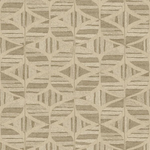76982344 Casamance Broderies Filandra - Dit behang is een harmonieuze combinatie van zachte beige en lichte bruintinten