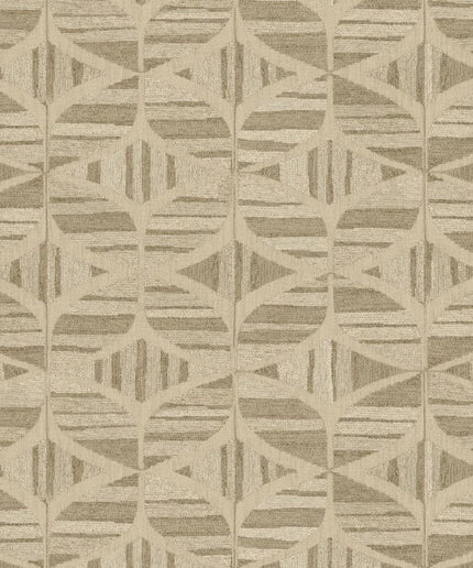 76982344 Casamance Broderies Filandra - Dit behang is een harmonieuze combinatie van zachte beige en lichte bruintinten