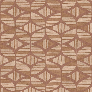 76982752 Casamance Broderies Filandra - Dit behang is warm van toon met een combinatie van terra