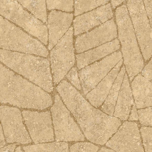30335 Arte Koalin Fragment - Dit behang is subtiel opgebouwd uit warme oker- en bruintinten