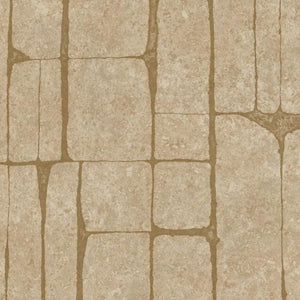 30363 Arte Koalin Solco - Dit behang is uitgevoerd in zachte beige tinten met warme bruinachtige accenten die samen een natuurlijke en rustieke uitstraling creëren.