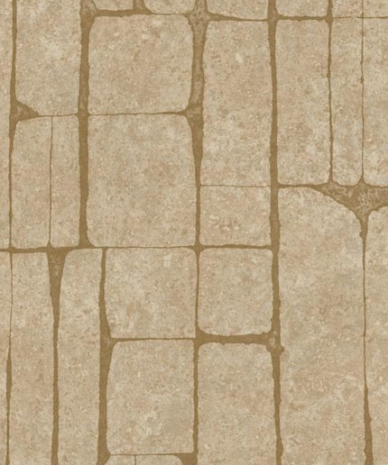 30363 Arte Koalin Solco - Dit behang is uitgevoerd in zachte beige tinten met warme bruinachtige accenten die samen een natuurlijke en rustieke uitstraling creëren.