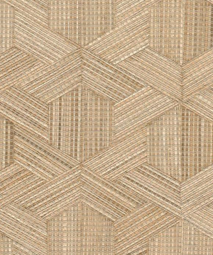 52481 Arte Prismatic Reflect - Dit behang is een warme mix van verschillende tinten bruin en beige