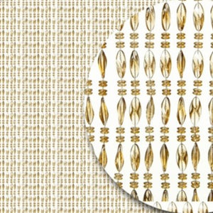 Chios transparant champagne 90 x 210 op de dag
