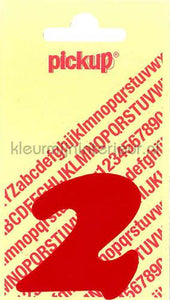 Pick-up Sierlijke Letters en Cijfers 2-rood | Bestellen bij https://www.kleurmijninterieur.nl/