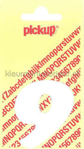 Pick-up Sierlijke Letters en Cijfers 9-wit | Bestellen bij https://www.kleurmijninterieur.nl/