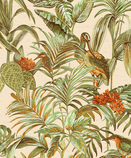 DE120013 Dutch Wallcoverings Bird of Paradise