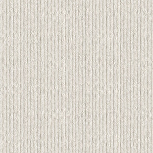 350577 Eijffinger Riviera Maison Corduroy Rib - Dit behang is uitgevoerd in zachte grijstinten met subtiele accenten van wit en beige