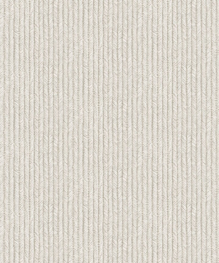 350577 Eijffinger Riviera Maison Corduroy Rib - Dit behang is uitgevoerd in zachte grijstinten met subtiele accenten van wit en beige