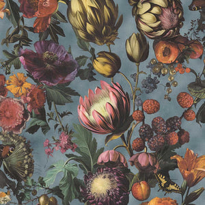 351232 Eijffinger Magnifique Flourish - Dit behang is rijk aan warme tinten zoals oranje