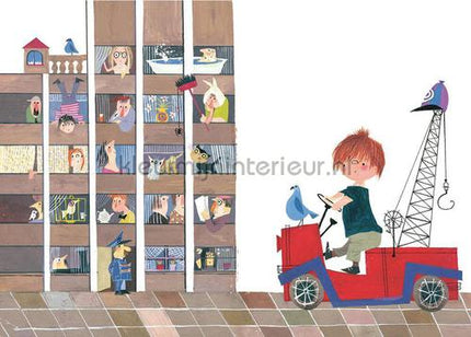 Kek Amsterdam Kinderbehang WS-056 | Bestellen bij https://www.kleurmijninterieur.nl/