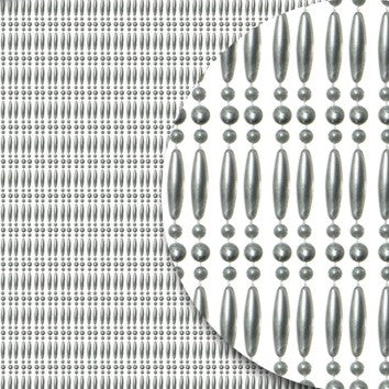 Koral zilver metallic recht 100 x 240 op de dag