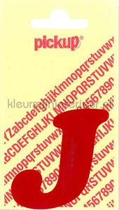 Pick-up Sierlijke Letters en Cijfers j-rood | Bestellen bij https://www.kleurmijninterieur.nl/