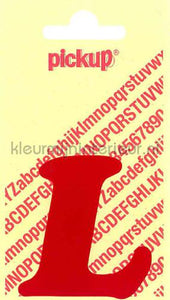 Pick-up Sierlijke Letters en Cijfers l-rood | Bestellen bij https://www.kleurmijninterieur.nl/