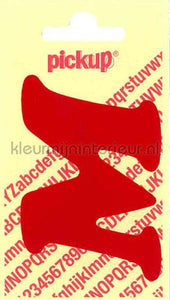 Pick-up Sierlijke Letters en Cijfers m-rood | Bestellen bij https://www.kleurmijninterieur.nl/