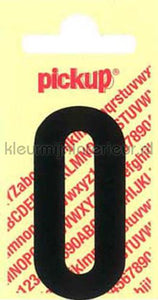 Pick-up Rechte Letters en Cijfers o-zwart | Bestellen bij https://www.kleurmijninterieur.nl/