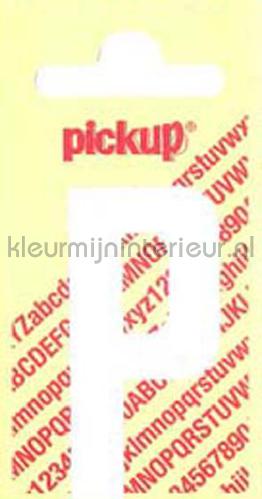 Pick-up Rechte Letters en Cijfers p-wit | Bestellen bij https://www.kleurmijninterieur.nl/