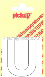 Pick-up Basic Letters en Cijfers u-wit | Bestellen bij https://www.kleurmijninterieur.nl/