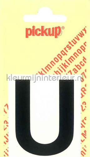 Pick-up Basic Letters en Cijfers u-zwart | Bestellen bij https://www.kleurmijninterieur.nl/