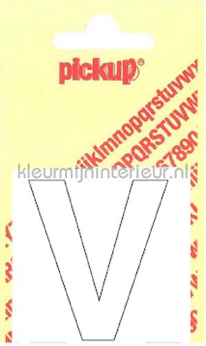 Pick-up Basic Letters en Cijfers v-wit | Bestellen bij https://www.kleurmijninterieur.nl/