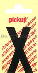 Pick-up Rechte Letters en Cijfers x-zwart | Bestellen bij https://www.kleurmijninterieur.nl/