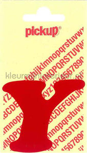 Pick-up Sierlijke Letters en Cijfers y-rood | Bestellen bij https://www.kleurmijninterieur.nl/