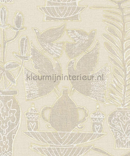 Elitis Lins brodes VP 954 01 | Bestellen bij https://www.kleurmijninterieur.nl/