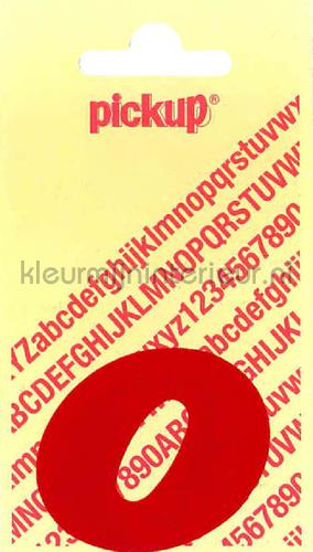 Pick-up Sierlijke Letters en Cijfers 0-rood | Bestellen bij https://www.kleurmijninterieur.nl/