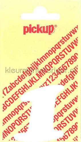 Pick-up Sierlijke Letters en Cijfers 1-wit | Bestellen bij https://www.kleurmijninterieur.nl/