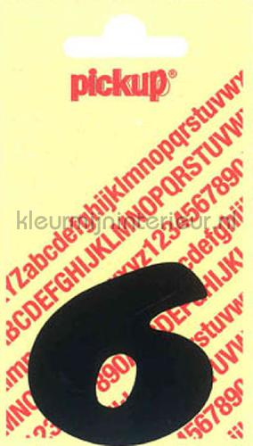Pick-up Sierlijke Letters en Cijfers 6-zwart | Bestellen bij https://www.kleurmijninterieur.nl/