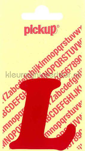 Pick-up Sierlijke Letters en Cijfers l-rood | Bestellen bij https://www.kleurmijninterieur.nl/