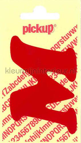 Pick-up Sierlijke Letters en Cijfers m-rood | Bestellen bij https://www.kleurmijninterieur.nl/