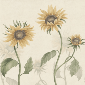 Kleur_Mijn_Interieur_Sandberg_EttHemOland_Sunflowers_Yellow_S10527
