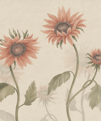 Kleur_Mijn_Interieur_Sandberg_EttHemOland_Sunflowers_Peach_S10528