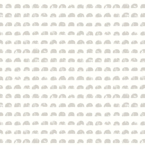 WGU50123W Dutch Wallcoverings When i grow up Hay Bale - Dit behang is subtiel van kleur met lichte grijstinten op een zachte