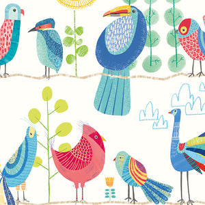 WGU50142W Dutch Wallcoverings When i grow up Honeywood Bears - Dit behang is kleurrijk met een speelse mix van blauw
