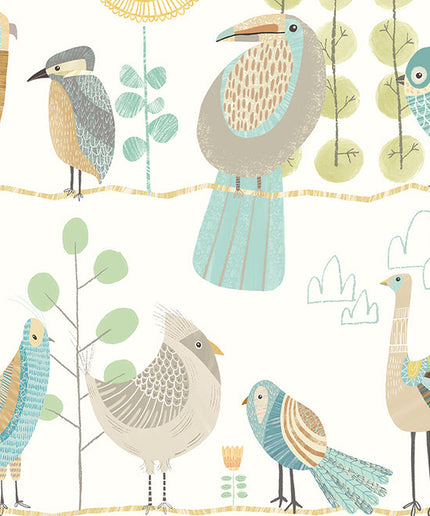 WGU50144W Dutch Wallcoverings When i grow up Honeywood Bears - Dit behang is een zachte mix van bruin