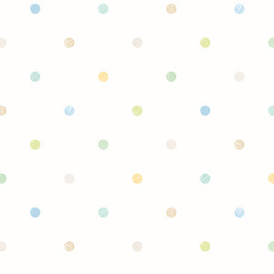 WGU50154W Dutch Wallcoverings When i grow up Doodle Spot - Dit behang is speels en licht van kleur