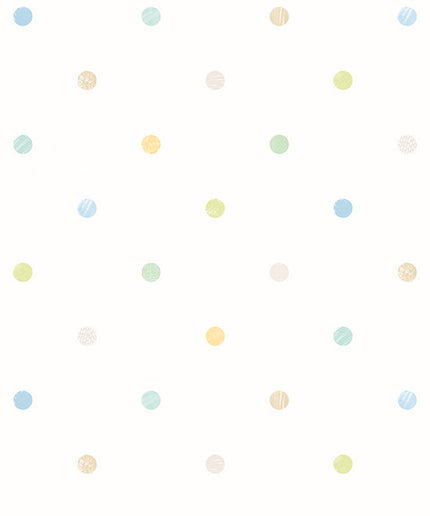 WGU50154W Dutch Wallcoverings When i grow up Doodle Spot - Dit behang is speels en licht van kleur